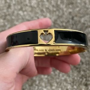 Kate Spade Black and Gold bracelet